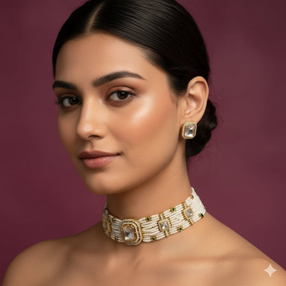 • Clothing: Embroidered/Printed suit for women - Made of best quality fabric - lawn or linen or chiffon - pure silk - Available at Najma Designs & Co. • Jewelry: Gold - plated stud earrings for