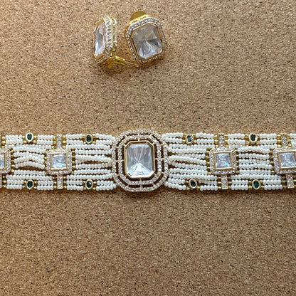 • Clothing: Embroidered/Printed suit for women - Made of best quality fabric - lawn or linen or chiffon - pure silk - Available at Najma Designs & Co. • Jewelry: Gold - plated stud earrings for