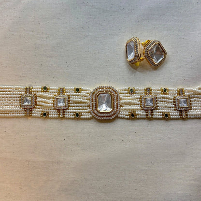 • Clothing: Embroidered/Printed suit for women - Made of best quality fabric - lawn or linen or chiffon - pure silk - Available at Najma Designs & Co. • Jewelry: Gold - plated stud earrings for