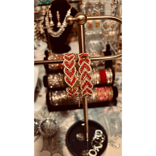 • Clothing: Embroidered/Printed suit for women - Made of best quality fabric - lawn or linen or chiffon - pure silk - Available at Najma Designs & Co. • Jewelry: Gold - plated stud earrings for