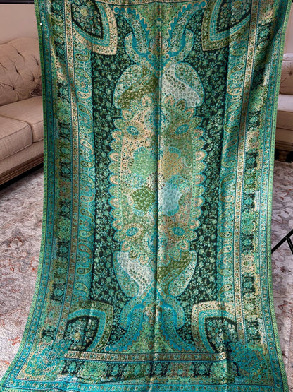 • Clothing: Embroidered/Printed suit for women - Made of best quality fabric - lawn or linen or chiffon - pure silk - Available at Najma Designs & Co. • Jewelry: Gold - plated stud earrings for