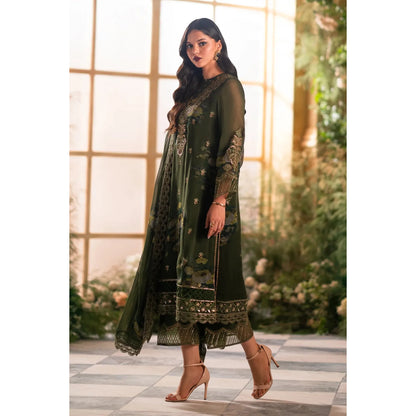 Charizma - 3-PC Stitched Embroidered Chiffon - Green