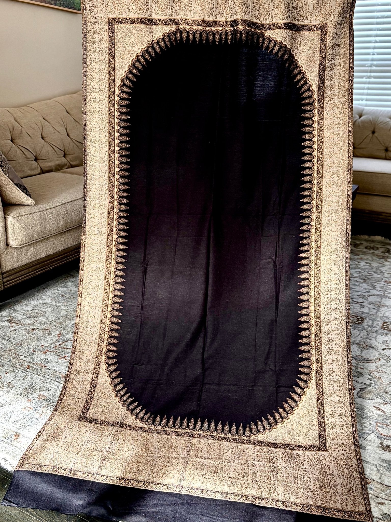 • Clothing: Embroidered/Printed suit for women - Made of best quality fabric - lawn or linen or chiffon - pure silk - Available at Najma Designs & Co. • Jewelry: Gold - plated stud earrings for