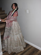 • Clothing: Embroidered/Printed suit for women - Made of best quality fabric - lawn or linen or chiffon- pure silk - Available at Najma Designs & Co. • Jewelry: Gold-plated stud earrings for