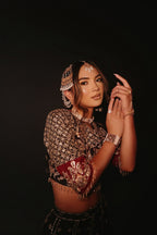 • Clothing: Embroidered/Printed suit for women - Made of best quality fabric - lawn or linen or chiffon- pure silk - Available at Najma Designs & Co. • Jewelry: Gold-plated stud earrings for
