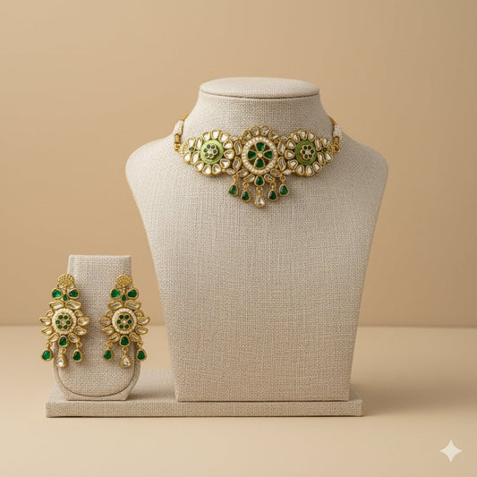 • Clothing: Embroidered/Printed suit for women - Made of best quality fabric - lawn or linen or chiffon - pure silk - Available at Najma Designs & Co. • Jewelry: Gold - plated stud earrings for