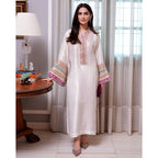 • Clothing: Embroidered/Printed suit for women - Made of best quality fabric - lawn or linen or chiffon - pure silk - Available at Najma Designs & Co. • Jewelry: Gold - plated stud earrings for