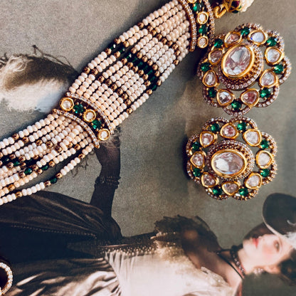 • Clothing: Embroidered/Printed suit for women - Made of best quality fabric - lawn or linen or chiffon - pure silk - Available at Najma Designs & Co. • Jewelry: Gold - plated stud earrings for