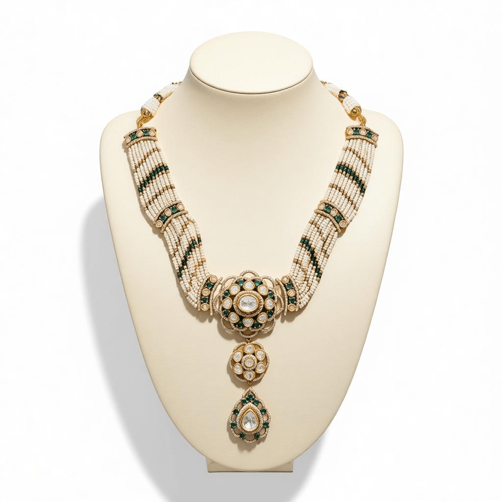 • Clothing: Embroidered/Printed suit for women - Made of best quality fabric - lawn or linen or chiffon - pure silk - Available at Najma Designs & Co. • Jewelry: Gold - plated stud earrings for