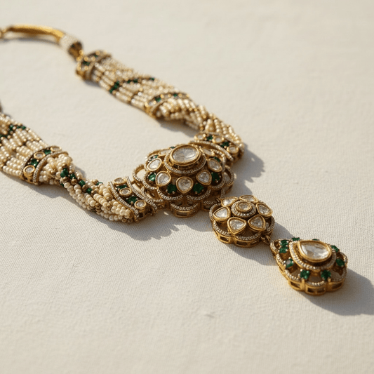 • Clothing: Embroidered/Printed suit for women - Made of best quality fabric - lawn or linen or chiffon - pure silk - Available at Najma Designs & Co. • Jewelry: Gold - plated stud earrings for