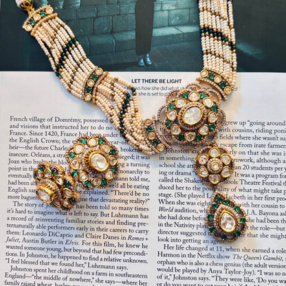 • Clothing: Embroidered/Printed suit for women - Made of best quality fabric - lawn or linen or chiffon - pure silk - Available at Najma Designs & Co. • Jewelry: Gold - plated stud earrings for