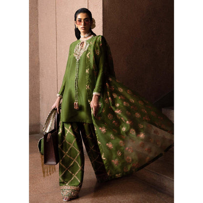 • Clothing: Embroidered/Printed suit for women - Made of best quality fabric - lawn or linen or chiffon - pure silk - Available at Najma Designs & Co. • Jewelry: Gold - plated stud earrings for