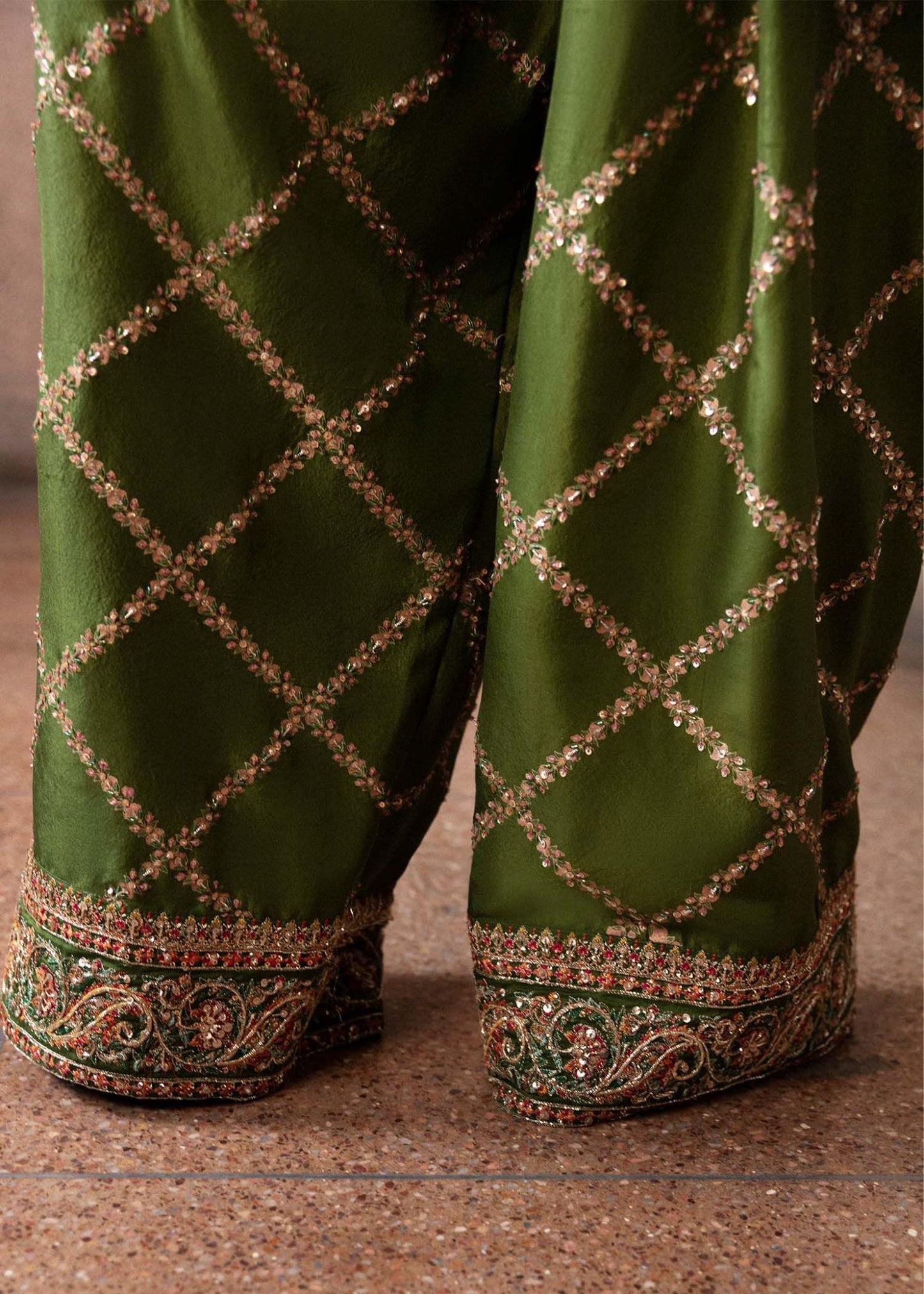 • Clothing: Embroidered/Printed suit for women - Made of best quality fabric - lawn or linen or chiffon - pure silk - Available at Najma Designs & Co. • Jewelry: Gold - plated stud earrings for