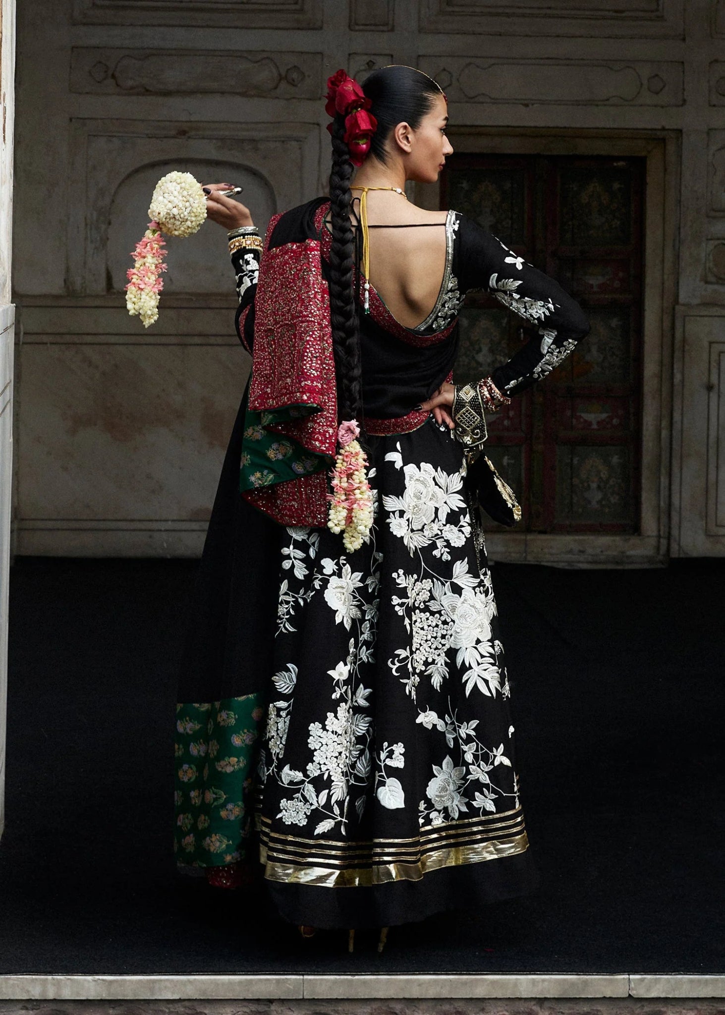 • Clothing: Embroidered/Printed suit for women - Made of best quality fabric - lawn or linen or chiffon - pure silk - Available at Najma Designs & Co. • Jewelry: Gold - plated stud earrings for