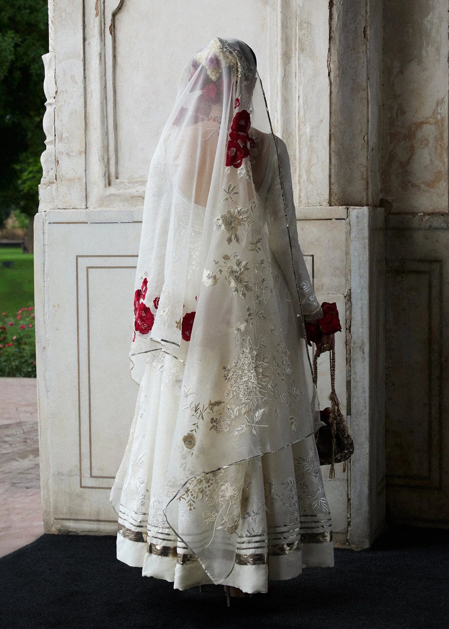 • Clothing: Embroidered/Printed suit for women - Made of best quality fabric - lawn or linen or chiffon - pure silk - Available at Najma Designs & Co. • Jewelry: Gold - plated stud earrings for