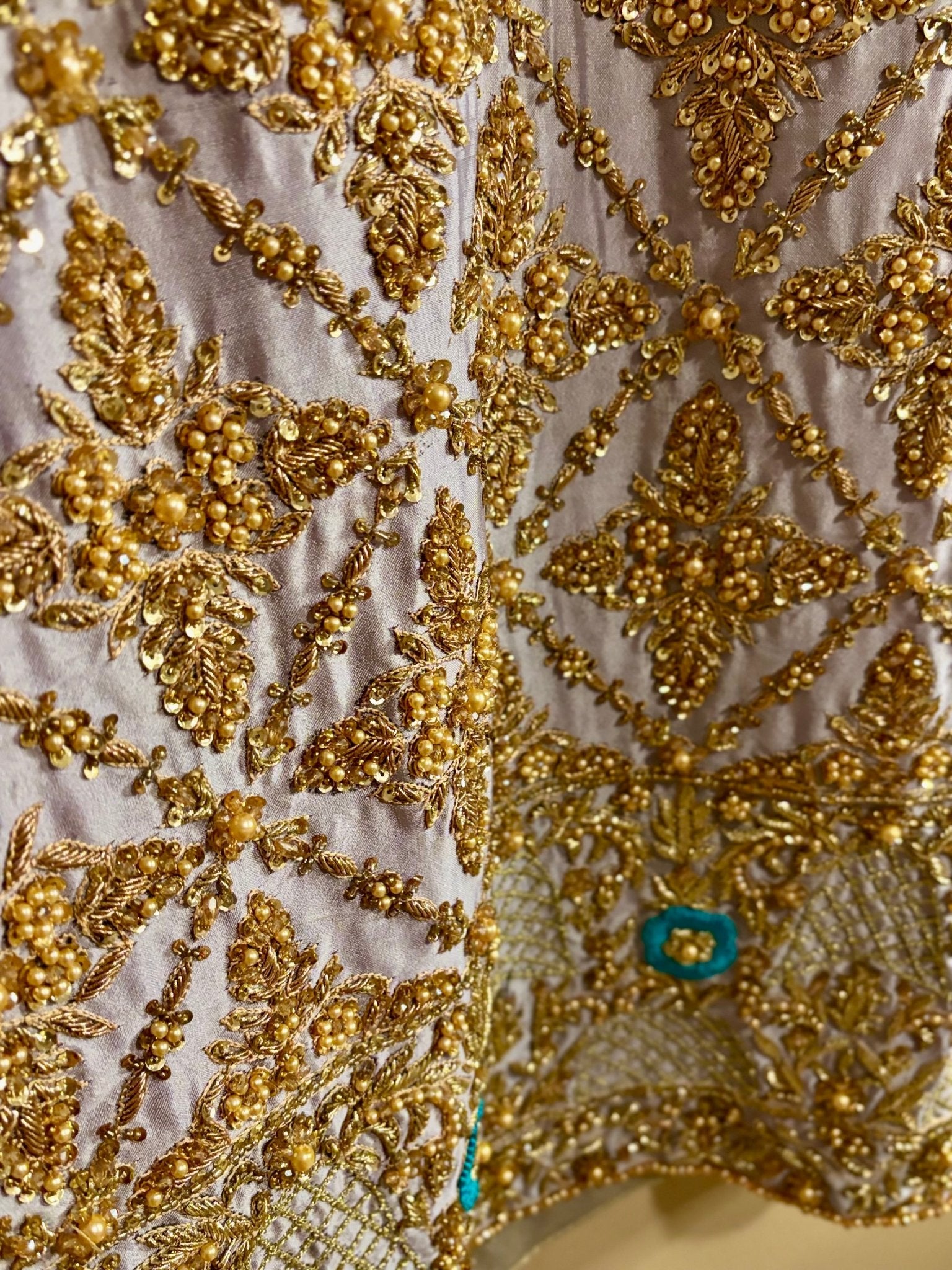 • Clothing: Embroidered/Printed suit for women - Made of best quality fabric - lawn or linen or chiffon - pure silk - Available at Najma Designs & Co. • Jewelry: Gold - plated stud earrings for