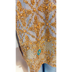 • Clothing: Embroidered/Printed suit for women - Made of best quality fabric - lawn or linen or chiffon - pure silk - Available at Najma Designs & Co. • Jewelry: Gold - plated stud earrings for