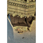 Close-up of the embroidery.
