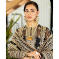 • Clothing: Embroidered/Printed suit for women - Made of best quality fabric - lawn or linen or chiffon - pure silk - Available at Najma Designs & Co. • Jewelry: Gold - plated stud earrings for