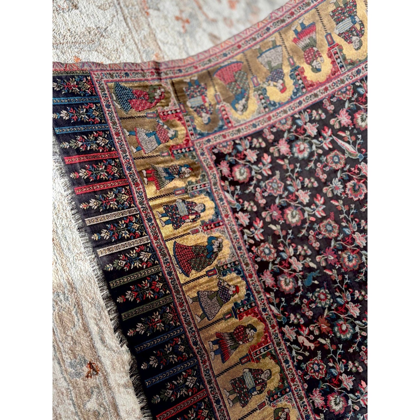 • Clothing: Embroidered/Printed suit for women - Made of best quality fabric - lawn or linen or chiffon - pure silk - Available at Najma Designs & Co. • Jewelry: Gold - plated stud earrings for