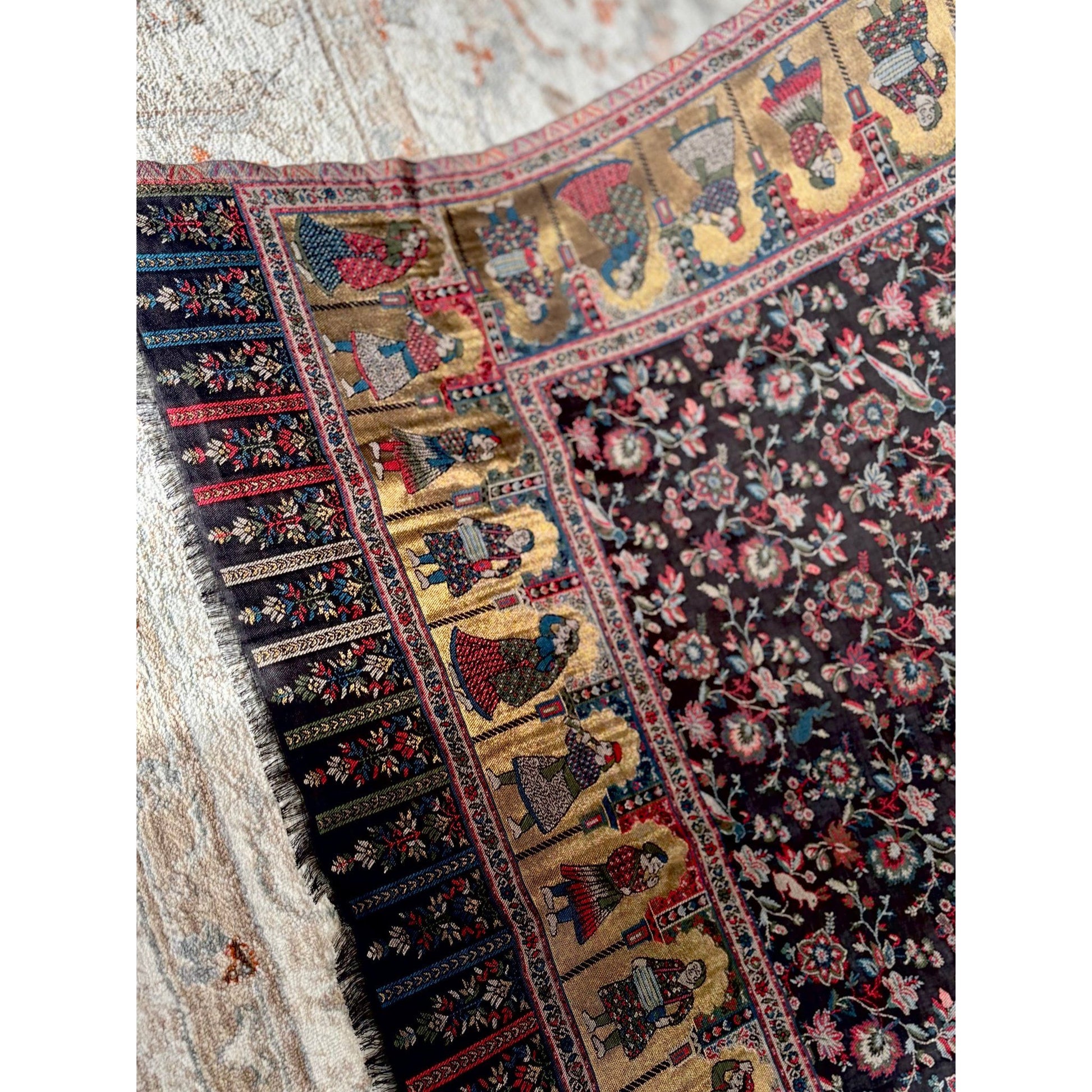 • Clothing: Embroidered/Printed suit for women - Made of best quality fabric - lawn or linen or chiffon - pure silk - Available at Najma Designs & Co. • Jewelry: Gold - plated stud earrings for