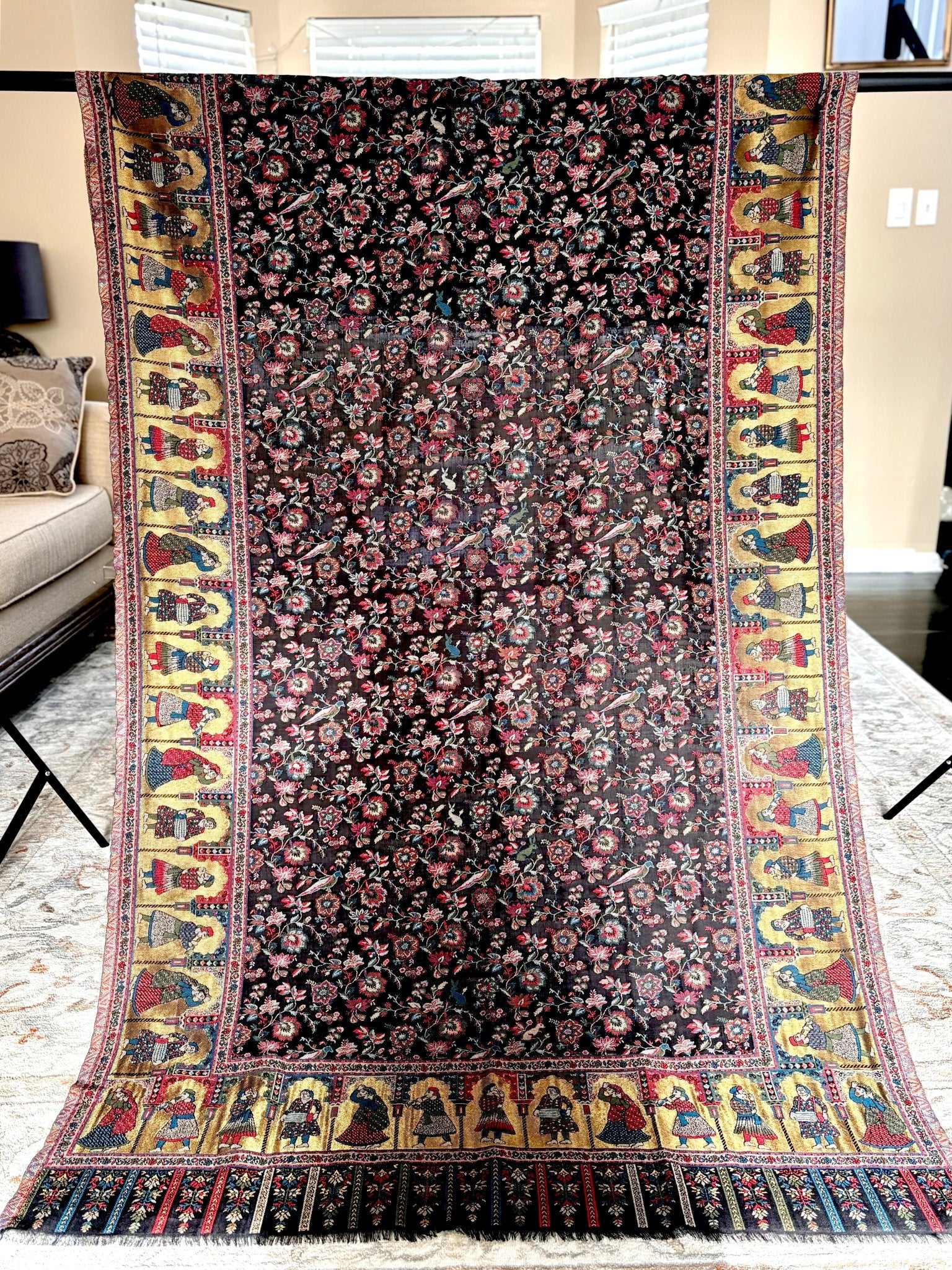 • Clothing: Embroidered/Printed suit for women - Made of best quality fabric - lawn or linen or chiffon - pure silk - Available at Najma Designs & Co. • Jewelry: Gold - plated stud earrings for