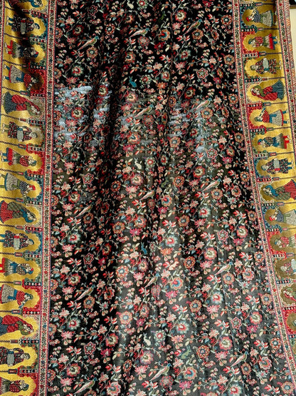 • Clothing: Embroidered/Printed suit for women - Made of best quality fabric - lawn or linen or chiffon - pure silk - Available at Najma Designs & Co. • Jewelry: Gold - plated stud earrings for