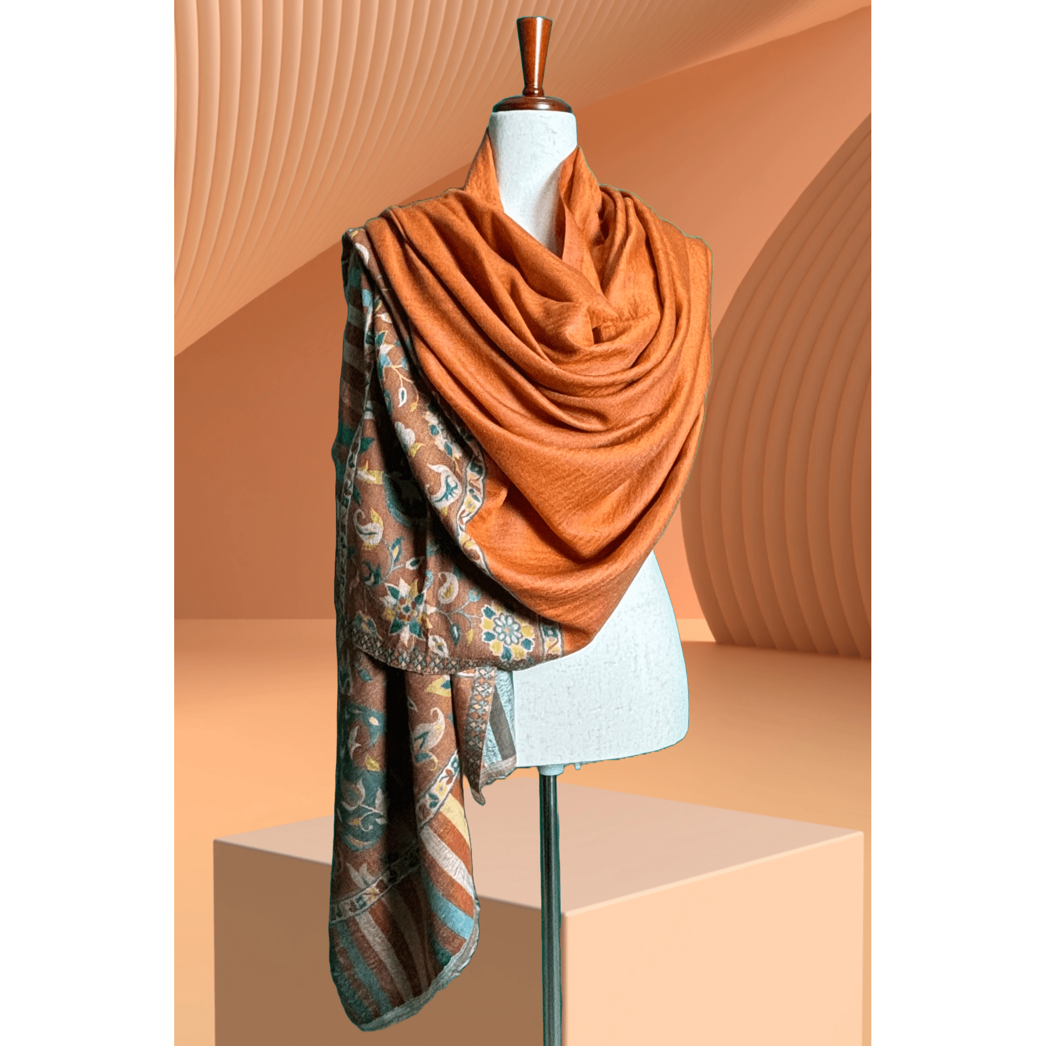 shawl on a maniquin 