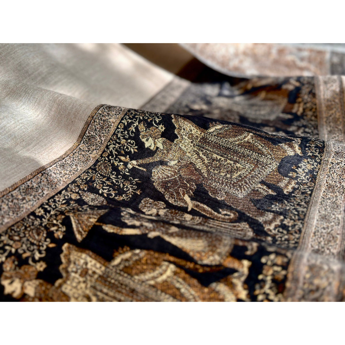 • Clothing: Embroidered/Printed suit for women - Made of best quality fabric - lawn or linen or chiffon - pure silk - Available at Najma Designs & Co. • Jewelry: Gold - plated stud earrings for