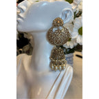 Alia Bhatt-Inspired Bridal Jewelry Set, Regal Necklace, Captivating Earrings, and Mesmerizing Sheeshphool, Adorned with Kundan, Pearl Moti, and Pearl Beads, Gold-Plated Brass, Timeless Bridal Elegance, Perfect for Indian and Pakistani Brides, Ready to Ship
