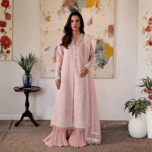 • Clothing: Embroidered/Printed suit for women - Made of best quality fabric - lawn or linen or chiffon - pure silk - Available at Najma Designs & Co. • Jewelry: Gold - plated stud earrings for