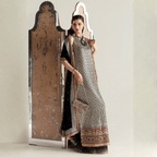 • Clothing: Embroidered/Printed suit for women - Made of best quality fabric - lawn or linen or chiffon - pure silk - Available at Najma Designs & Co. • Jewelry: Gold - plated stud earrings for