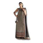 • Clothing: Embroidered/Printed suit for women - Made of best quality fabric - lawn or linen or chiffon - pure silk - Available at Najma Designs & Co. • Jewelry: Gold - plated stud earrings for