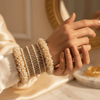 • Clothing: Embroidered/Printed suit for women - Made of best quality fabric - lawn or linen or chiffon - pure silk - Available at Najma Designs & Co. • Jewelry: Gold - plated stud earrings for