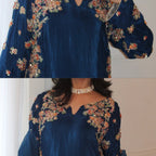 • Clothing: Embroidered/Printed suit for women - Made of best quality fabric - lawn or linen or chiffon - pure silk - Available at Najma Designs & Co. • Jewelry: Gold - plated stud earrings for