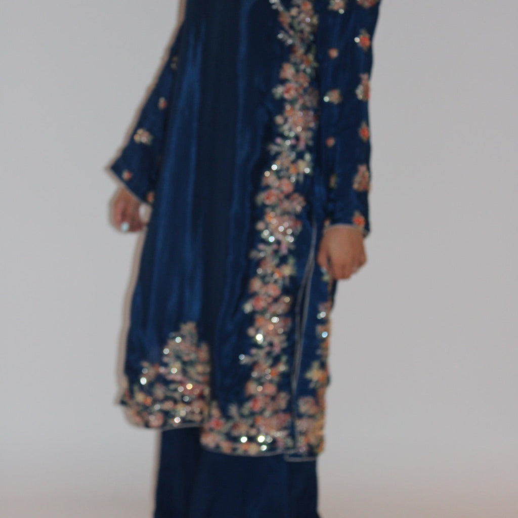 • Clothing: Embroidered/Printed suit for women - Made of best quality fabric - lawn or linen or chiffon - pure silk - Available at Najma Designs & Co. • Jewelry: Gold - plated stud earrings for