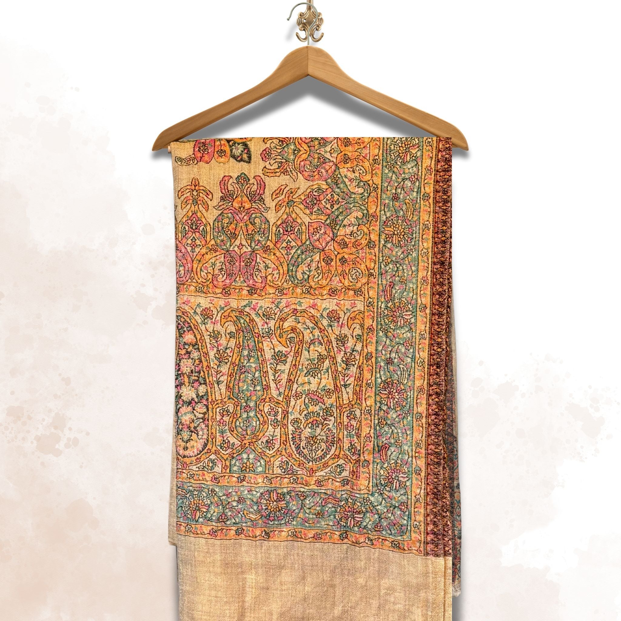 • Clothing: Embroidered/Printed suit for women - Made of best quality fabric - lawn or linen or chiffon - pure silk - Available at Najma Designs & Co. • Jewelry: Gold - plated stud earrings for