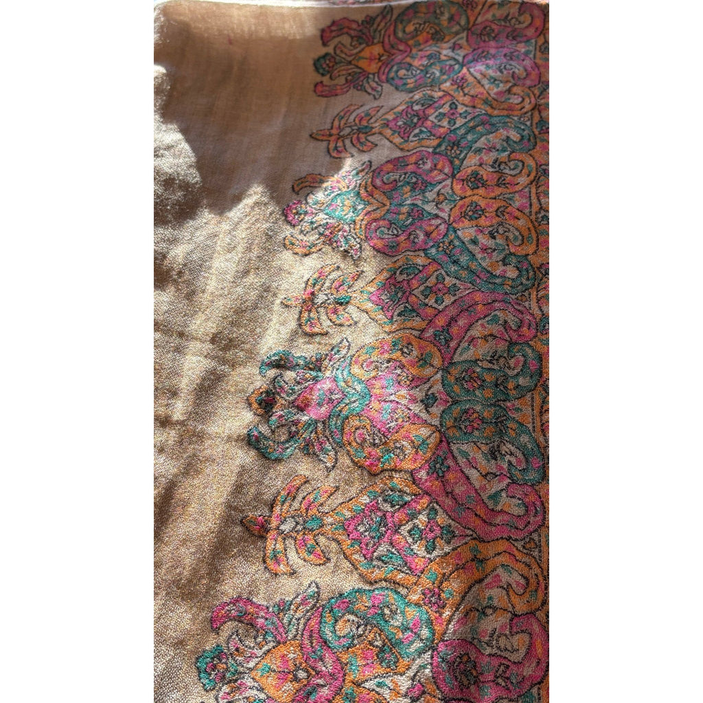 • Clothing: Embroidered/Printed suit for women - Made of best quality fabric - lawn or linen or chiffon - pure silk - Available at Najma Designs & Co. • Jewelry: Gold - plated stud earrings for
