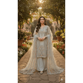• Clothing: Embroidered/Printed suit for women - Made of best quality fabric - lawn or linen or chiffon - pure silk - Available at Najma Designs & Co. • Jewelry: Gold - plated stud earrings for