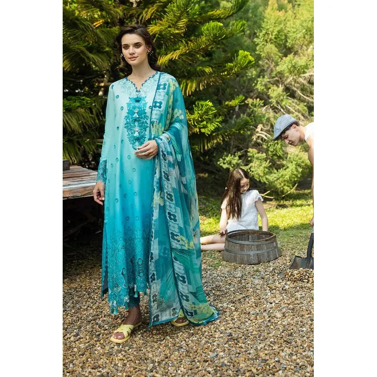 • Clothing: Embroidered/Printed suit for women - Made of best quality fabric - lawn or linen or chiffon - pure silk - Available at Najma Designs & Co. • Jewelry: Gold - plated stud earrings for