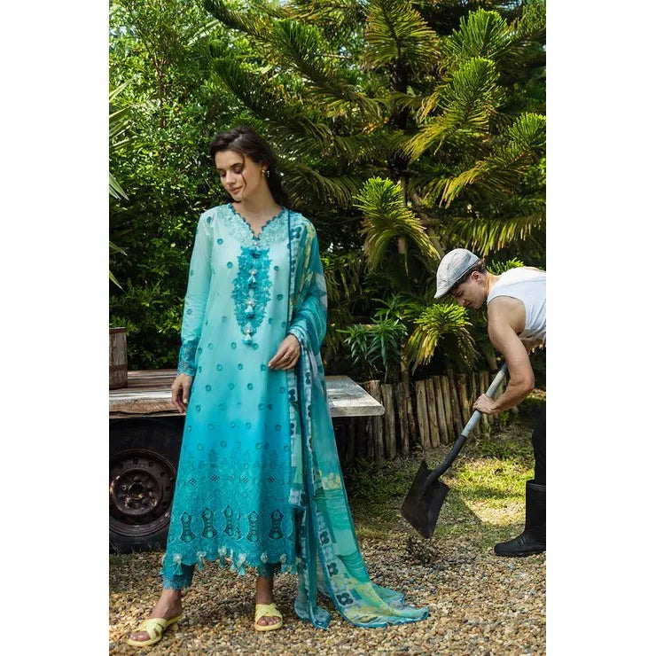 • Clothing: Embroidered/Printed suit for women - Made of best quality fabric - lawn or linen or chiffon - pure silk - Available at Najma Designs & Co. • Jewelry: Gold - plated stud earrings for