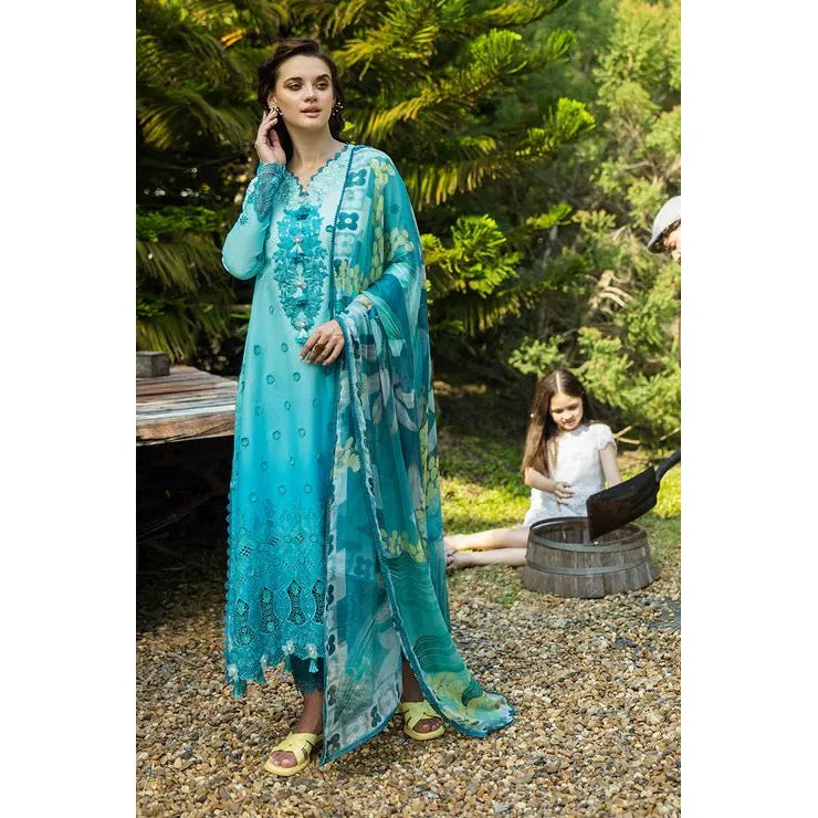 • Clothing: Embroidered/Printed suit for women - Made of best quality fabric - lawn or linen or chiffon - pure silk - Available at Najma Designs & Co. • Jewelry: Gold - plated stud earrings for