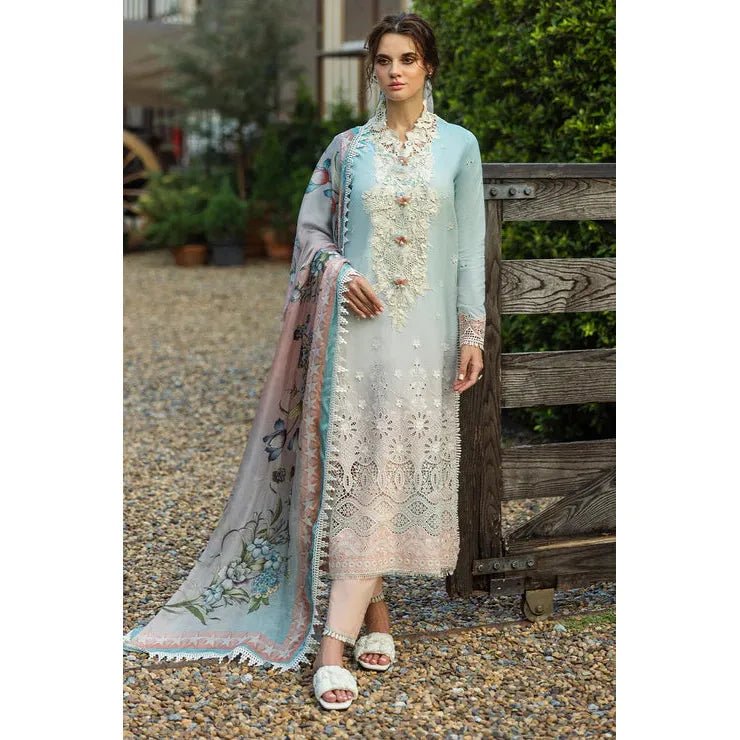 • Clothing: Embroidered/Printed suit for women - Made of best quality fabric - lawn or linen or chiffon - pure silk - Available at Najma Designs & Co. • Jewelry: Gold - plated stud earrings for