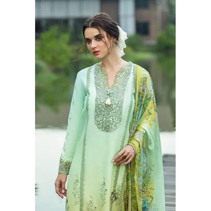 • Clothing: Embroidered/Printed suit for women - Made of best quality fabric - lawn or linen or chiffon - pure silk - Available at Najma Designs & Co. • Jewelry: Gold - plated stud earrings for
