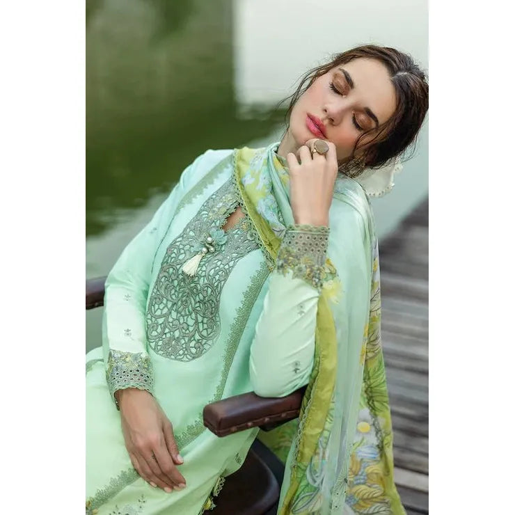 • Clothing: Embroidered/Printed suit for women - Made of best quality fabric - lawn or linen or chiffon - pure silk - Available at Najma Designs & Co. • Jewelry: Gold - plated stud earrings for