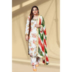 Naqshi work on Embroidery Chiffon - NajmaDesigns & Co.