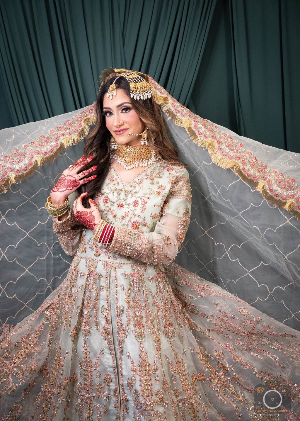 • Clothing: Embroidered/Printed suit for women - Made of best quality fabric - lawn or linen or chiffon - pure silk - Available at Najma Designs & Co. • Jewelry: Gold - plated stud earrings for