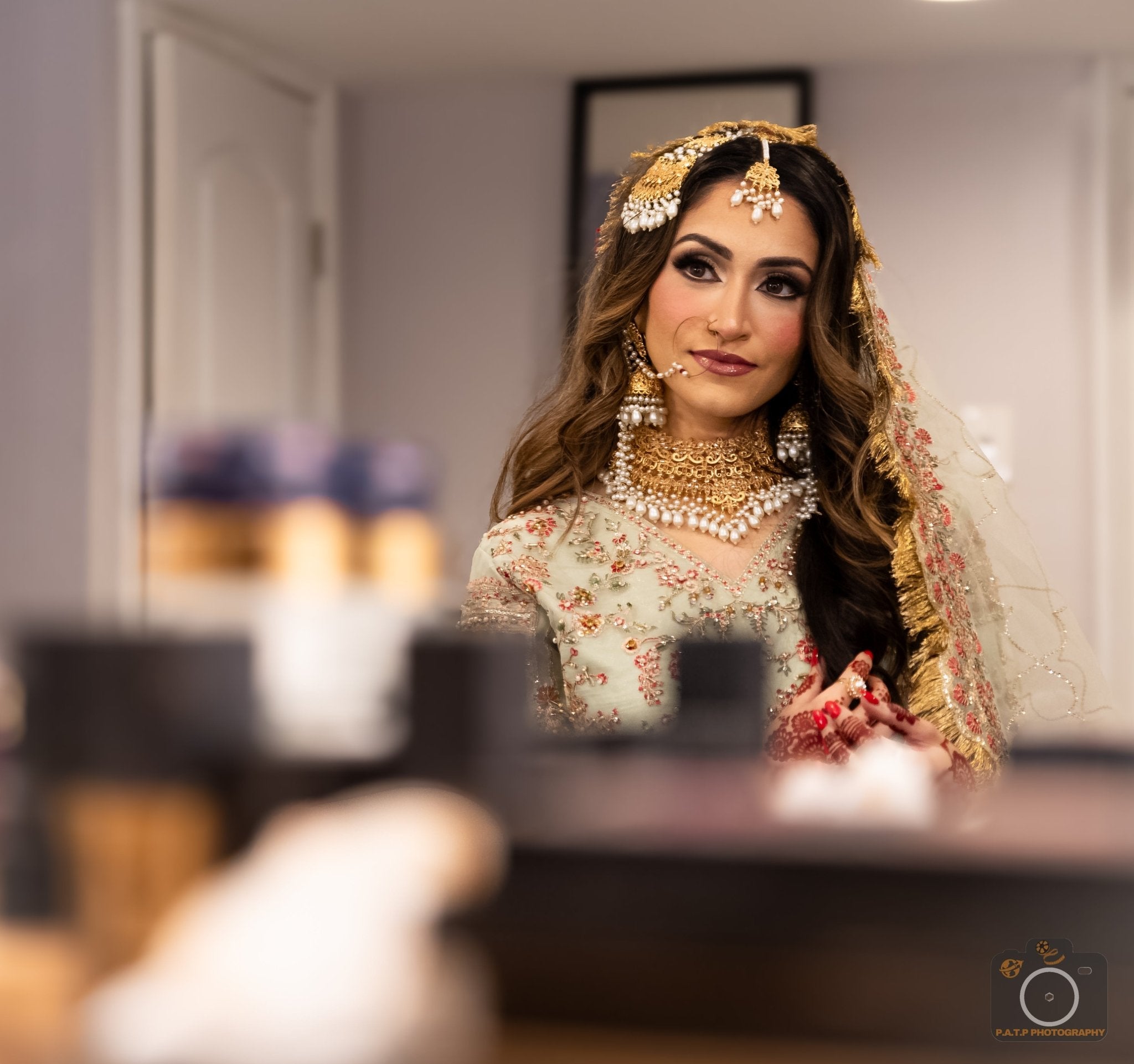 • Clothing: Embroidered/Printed suit for women - Made of best quality fabric - lawn or linen or chiffon - pure silk - Available at Najma Designs & Co. • Jewelry: Gold - plated stud earrings for