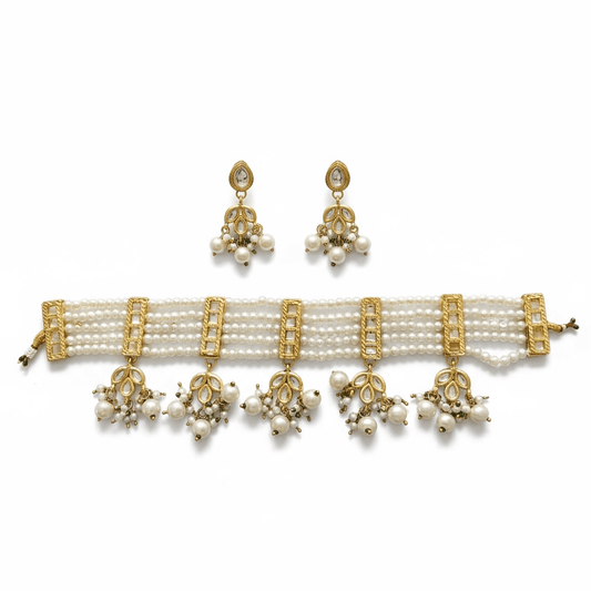 • Clothing: Embroidered/Printed suit for women - Made of best quality fabric - lawn or linen or chiffon - pure silk - Available at Najma Designs & Co. • Jewelry: Gold - plated stud earrings for