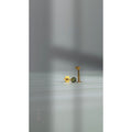 Nose stud-Green 21K